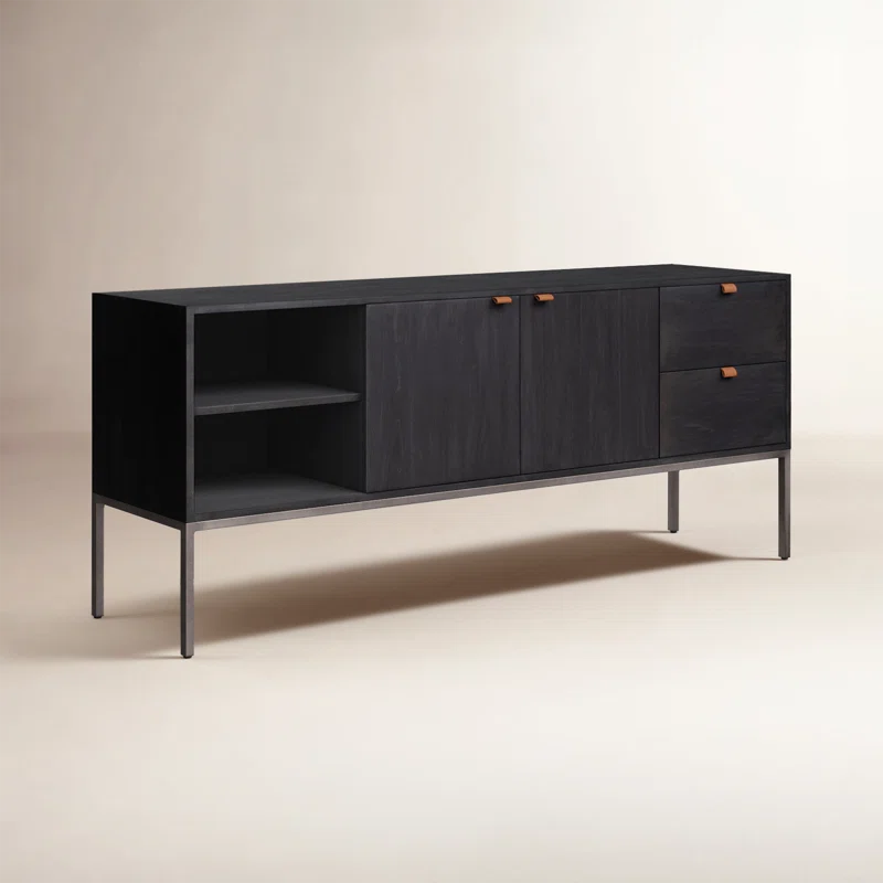 Rosamonde Media Console - Black
