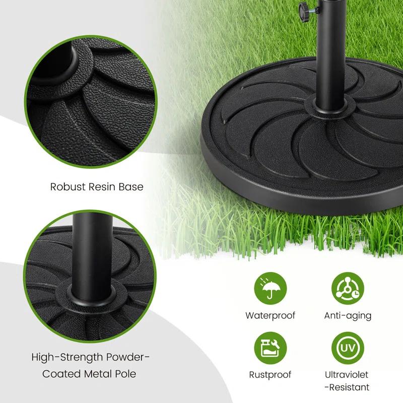 Ailine 40 Lb. Free Standing Umbrella Base