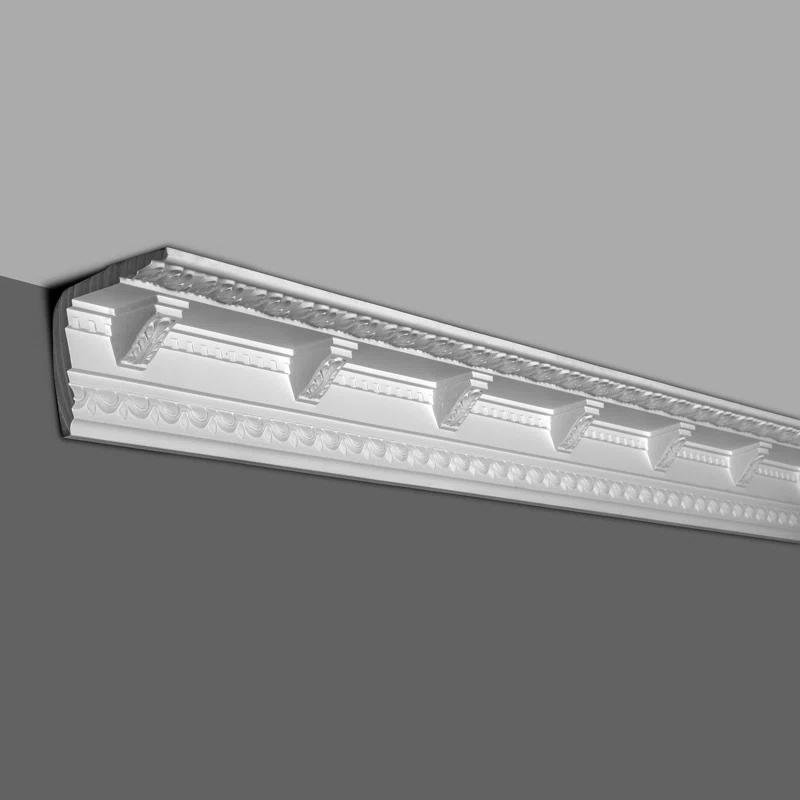 3-1/4 in x 3-1/2 in x 94-1/2 in Lamb's Tongue Polyurethane Crown Moulding Pro Pack 39 LF (Set of 5)