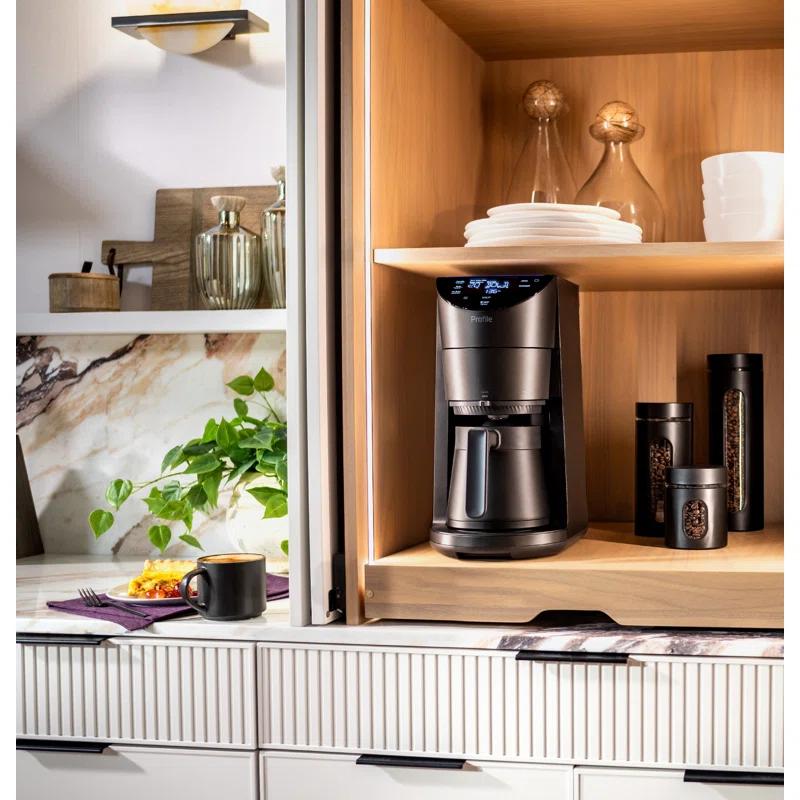 GE Profile™ P7CGAAS6TBB GE Profile Smart Grind and Brew Coffee Maker with Podless Single Serve