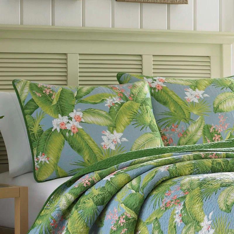 Tommy Bahama Home Tommy Bahama Aregada Dock Cotton Reversible Quilt Set
