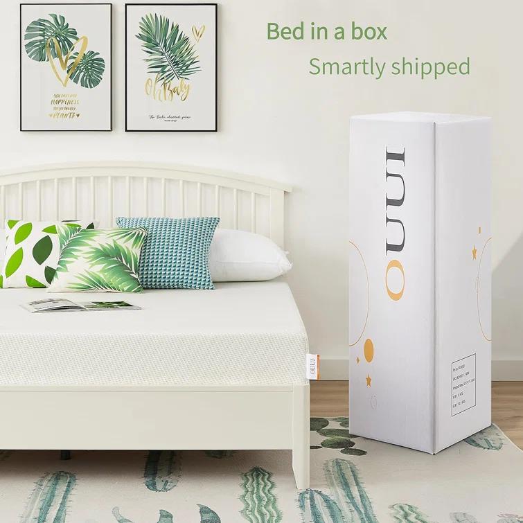 Alwyn Home Alwyn Home Green Tea Medium-Firm Gel Memory Foam Mattress