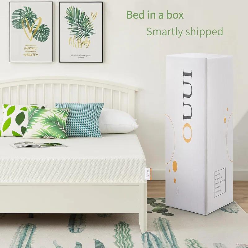 Alwyn Home Alwyn Home Green Tea Medium-Firm Gel Memory Foam Mattress