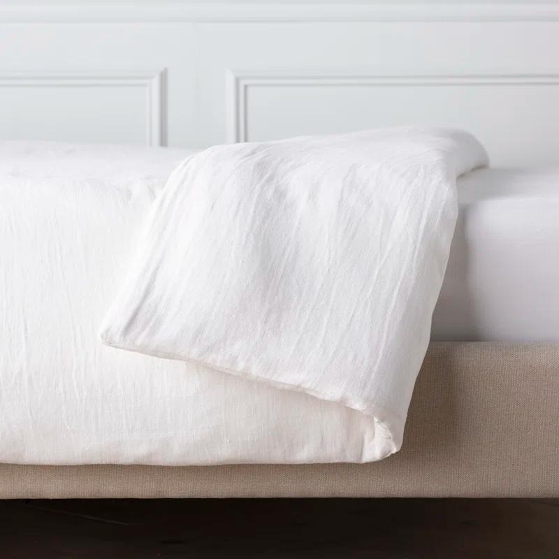 Stone Washed Linen Duvet Cover