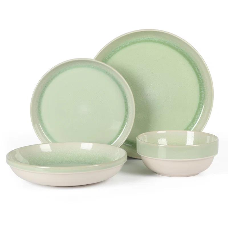 Banquette 16 Piece Stoneware Dinnerware Set - Service for 4