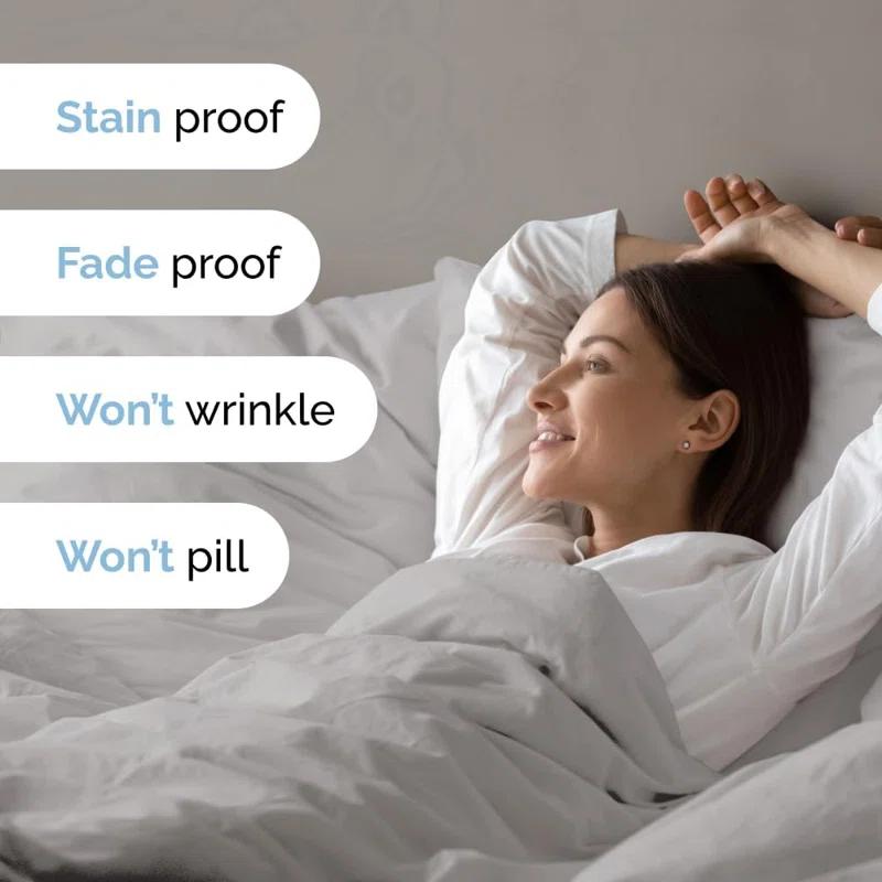 CGK Linens Premium Hotel Quality Soft & Cooling Duvet Cover Set