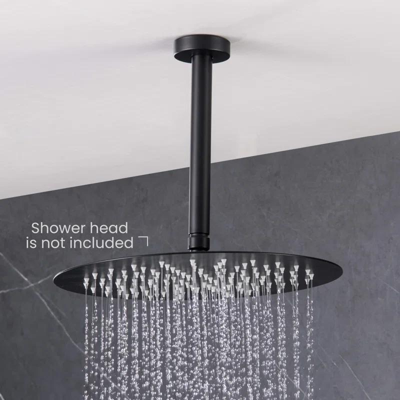 Circular 8" Ceiling Mounted Shower Arm