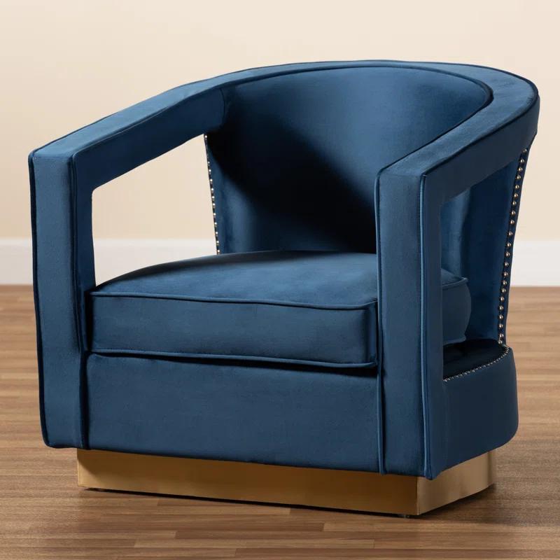 Rosdorf Park DelRe Velvet Armchair