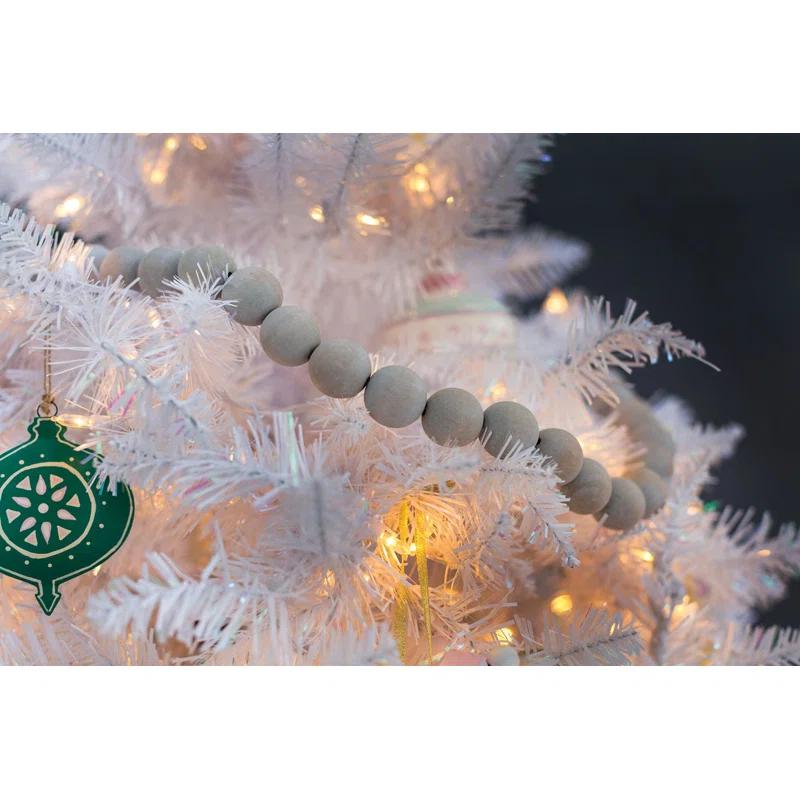 6'2" Gray Bead Novelty Garland