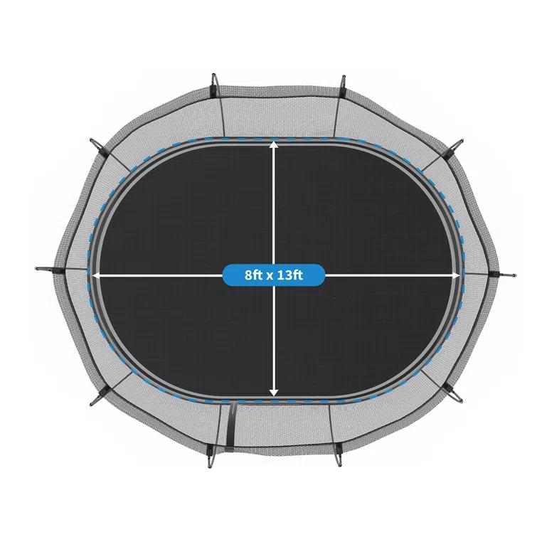 SpringfreeTrampoline Springfree Trampoline Kids Outdoor Large Oval 8 x 13' Trampoline with Enclosure