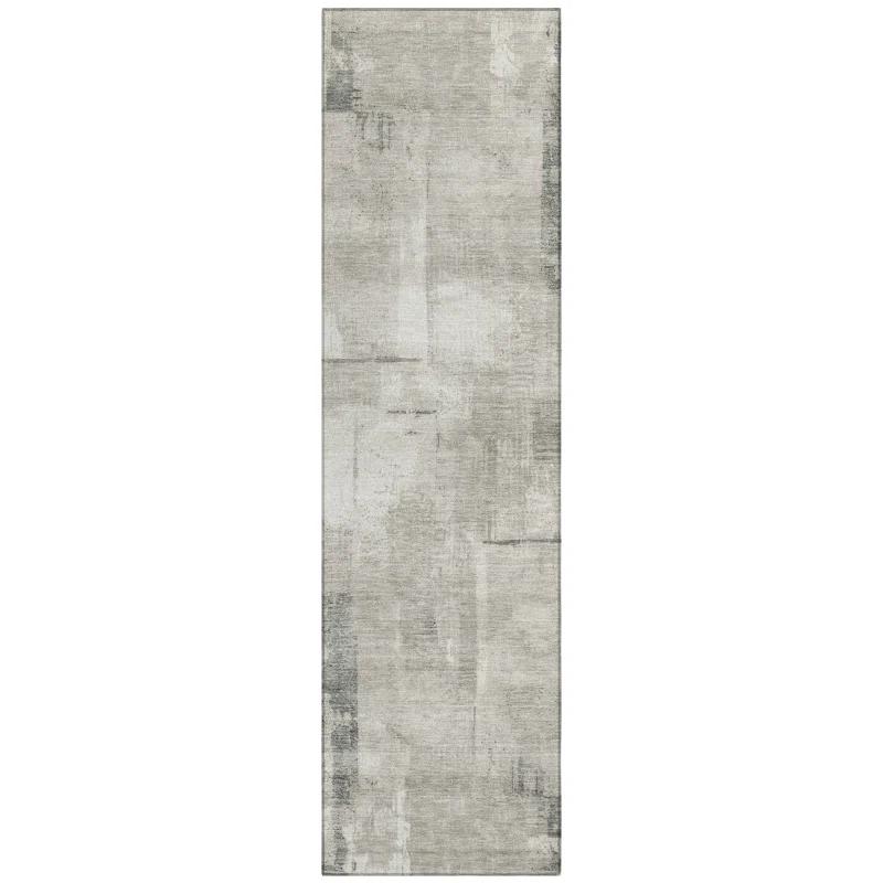Machine Washable Indoor/Outdoor Chantille ACN1714 Beige Rug