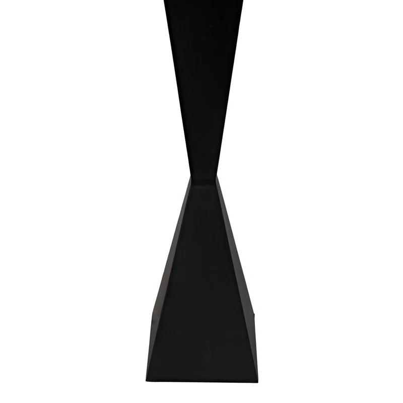Noir Brixton 66'' Matte Black Torchiere Floor Lamp