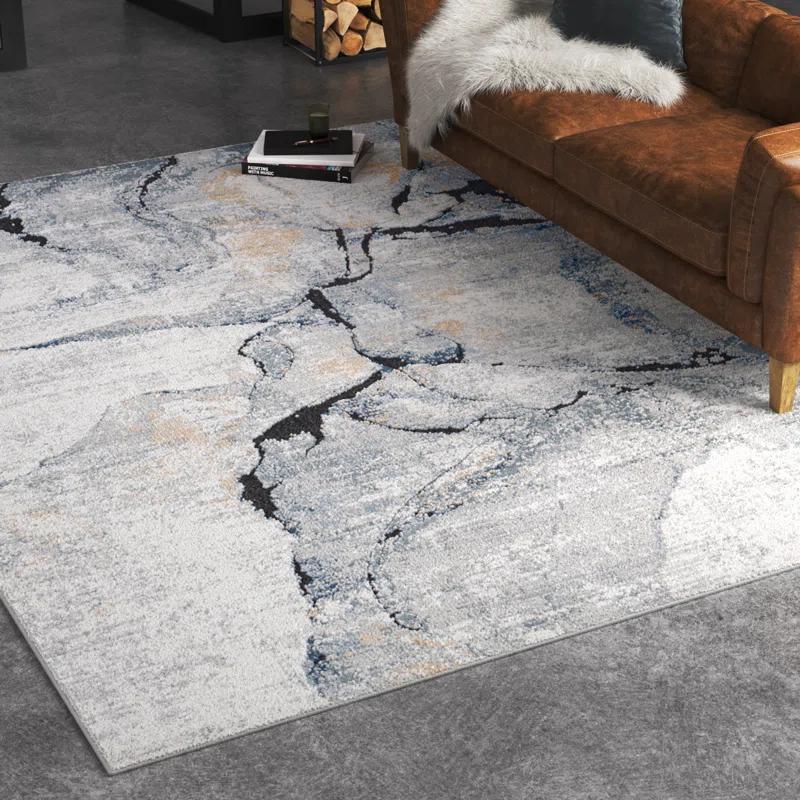 Steelside™ Steve Abstract Indoor Rug