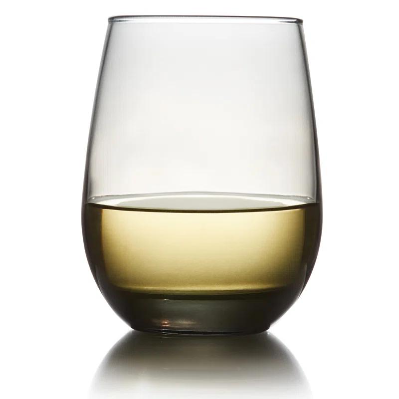 Classic Libbey All-Purpose Stemless Wine Glasses