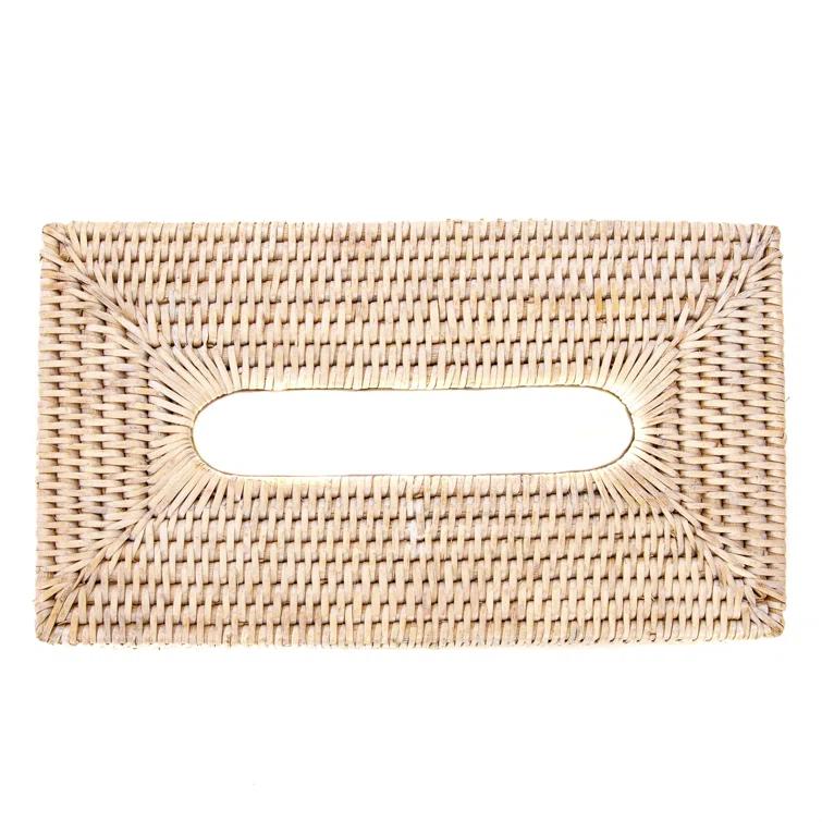 Birch Lane™ Glinda Rattan Long Tissue Box Cover & Reviews | Wayfair