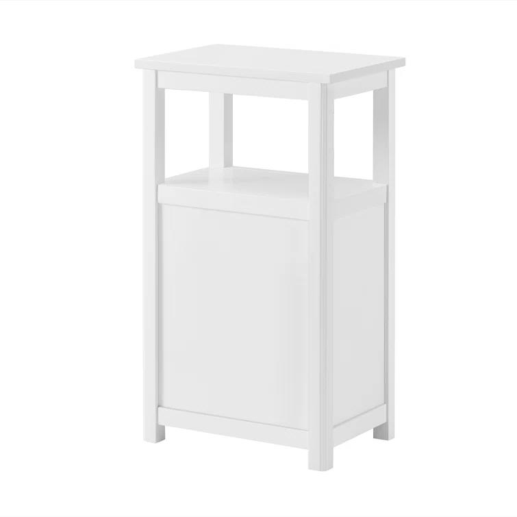 Rosalind Wheeler Hembree 17"W 58"H Traditional Style Free-Standing Bathroom Cabinet With Storage Hutch