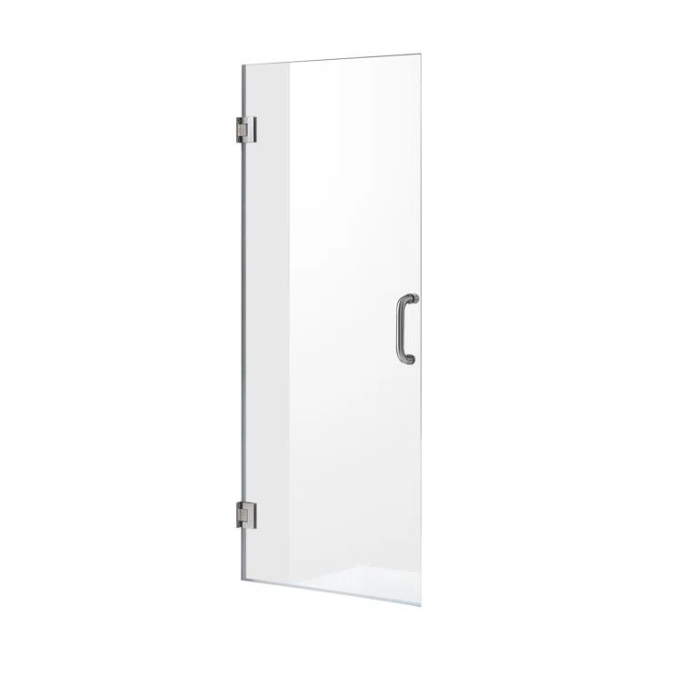 ANZZI Fellow Series 30" x 72" Hinged Frameless Shower Door SD-AZ09-02BN