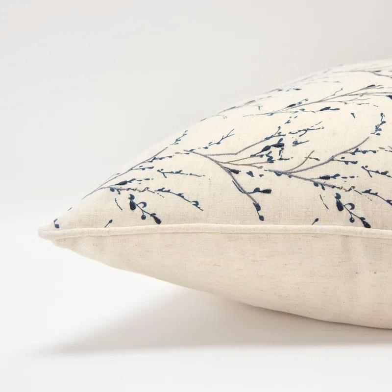 Rizzy Home Embroidered Cotton Throw Pillow