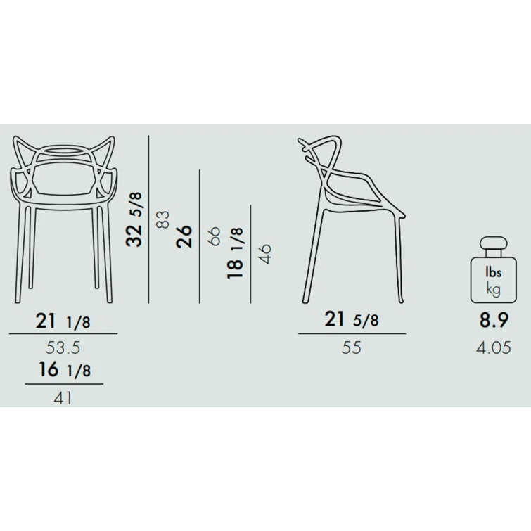 Masters Armchair (Set of 2)