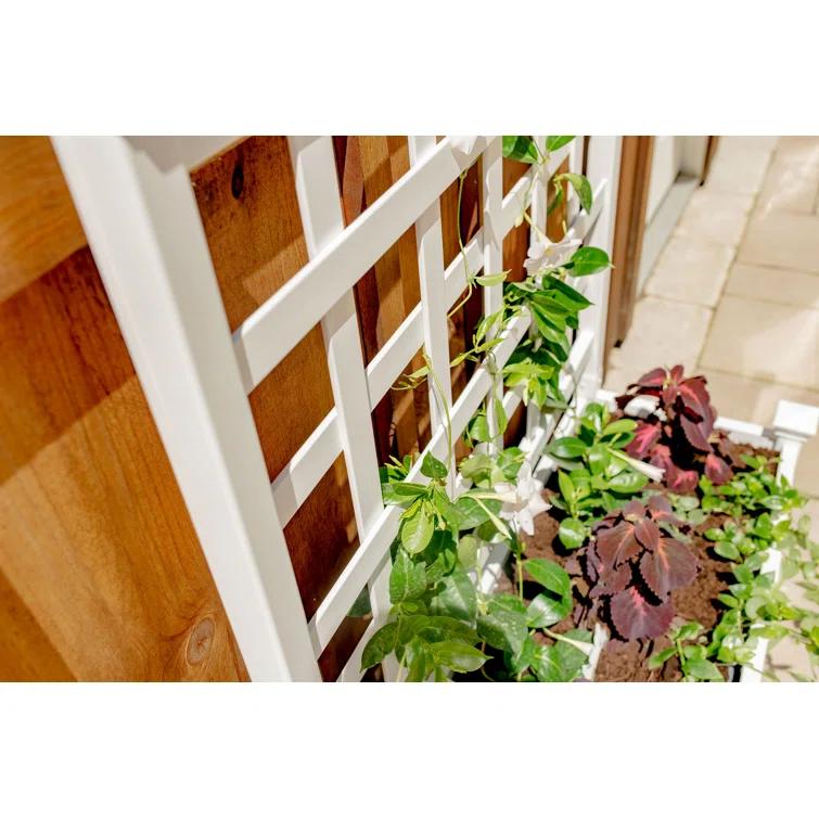 Vita Huron Planter Box with Trellis