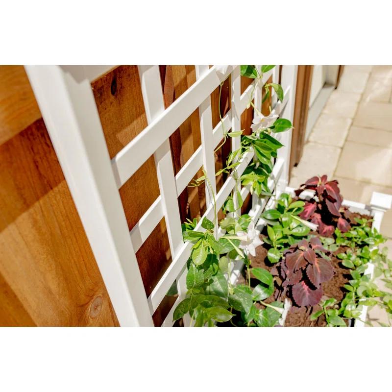 Vita Huron Planter Box with Trellis