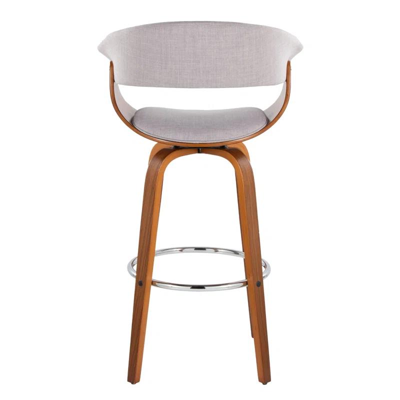 Vintage Mod 30" Fixed-Height Barstool - Set Of 2