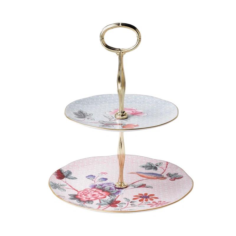 Wedgwood Cuckoo Tea Story Bone China Tiered Stand | Wayfair