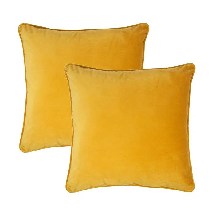Sherry Kline Velvet Pillow Velvet Reversible Throw Pillow (Set of 2)