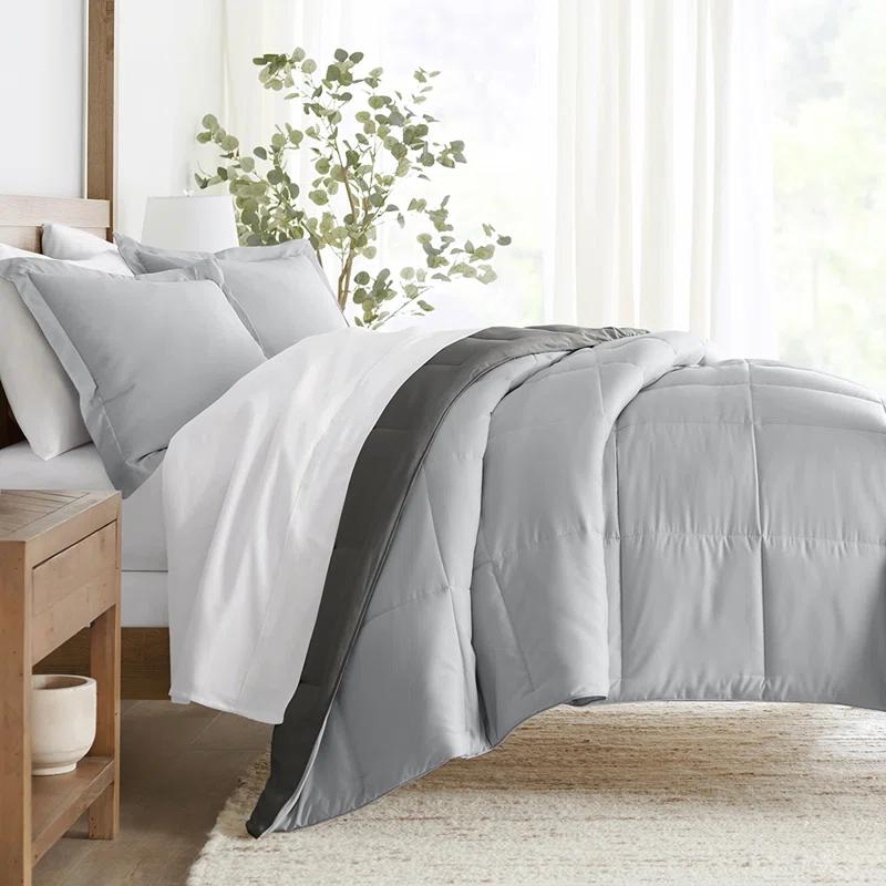 Becky Cameron Reversible Down-Alternative Comforter Bedding Set