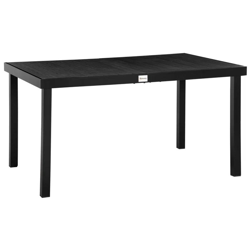 Outsunny Rectangular Outdoor Dining Table