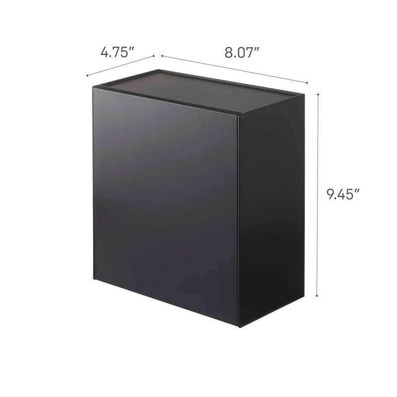 Yamazaki Home Tower Yamazaki Home Wall Mounted Storage Or Trash Bin, Small Wastebasket