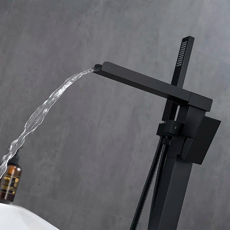 Floor Tub Filler with Diverter