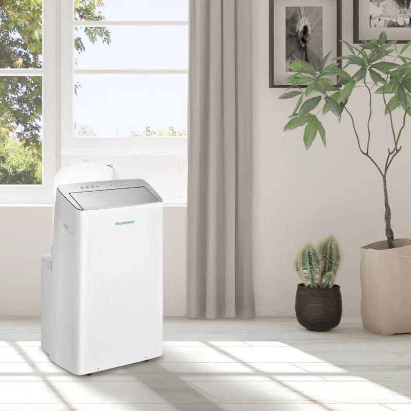 Keystone 12,000 BTU DOE Portable Inverter Air Conditioner with Heater and Remote Control
