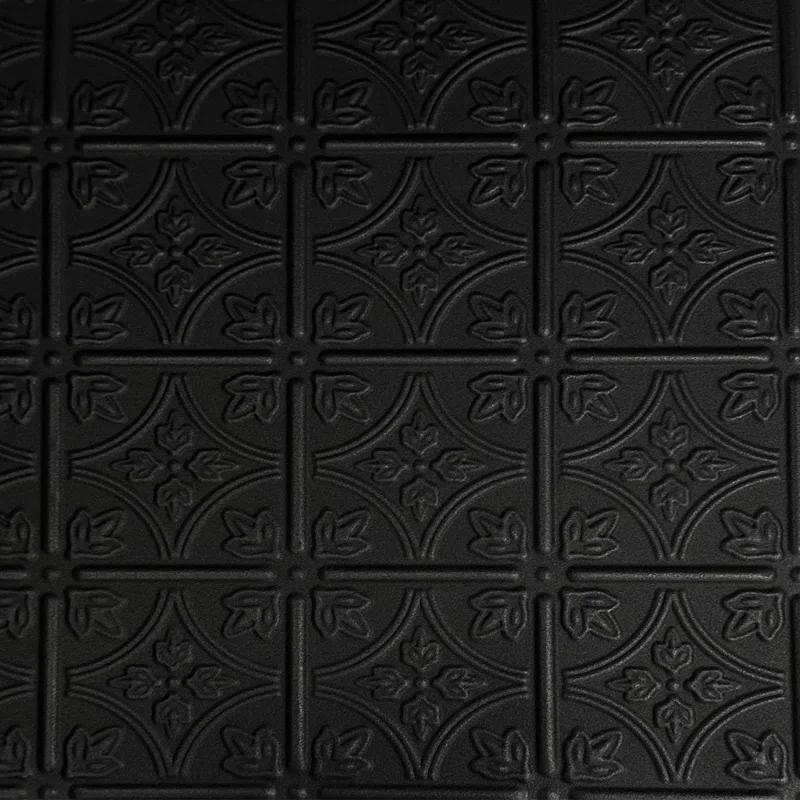 A La Maison Ceilings Emma's Flowers 1.64 ft. x 1.64 ft. Glue-Up Polystyrene Ceiling Tile (Set of 8)