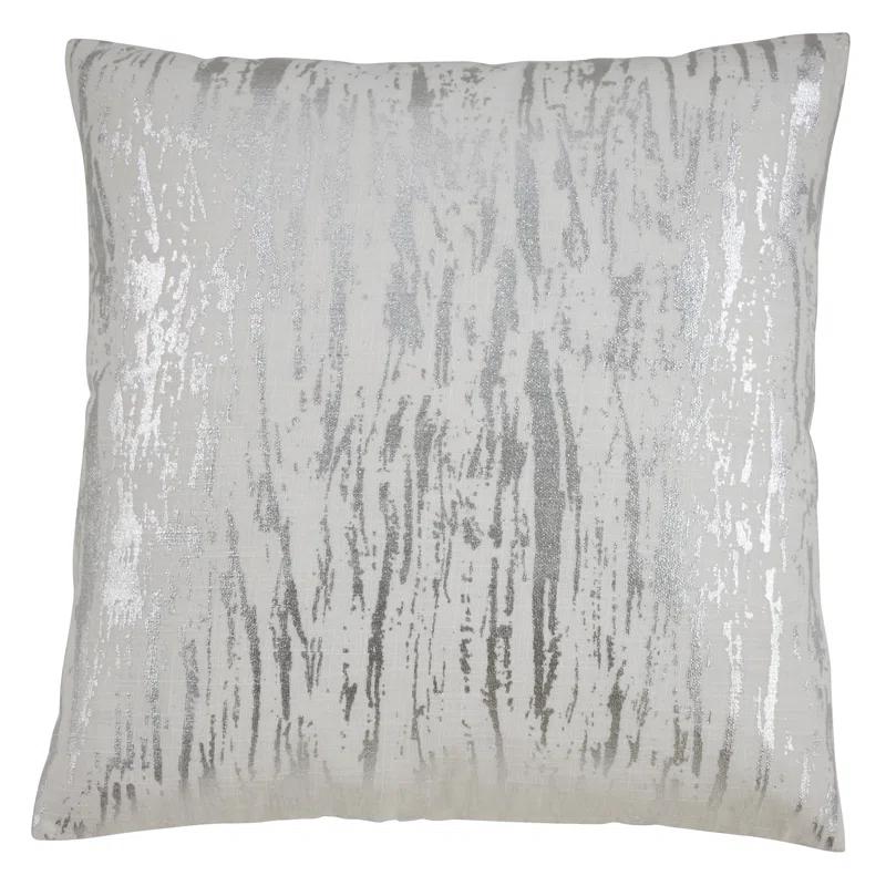 Saro Loretta Collection Abstract Cotton Throw Pillow