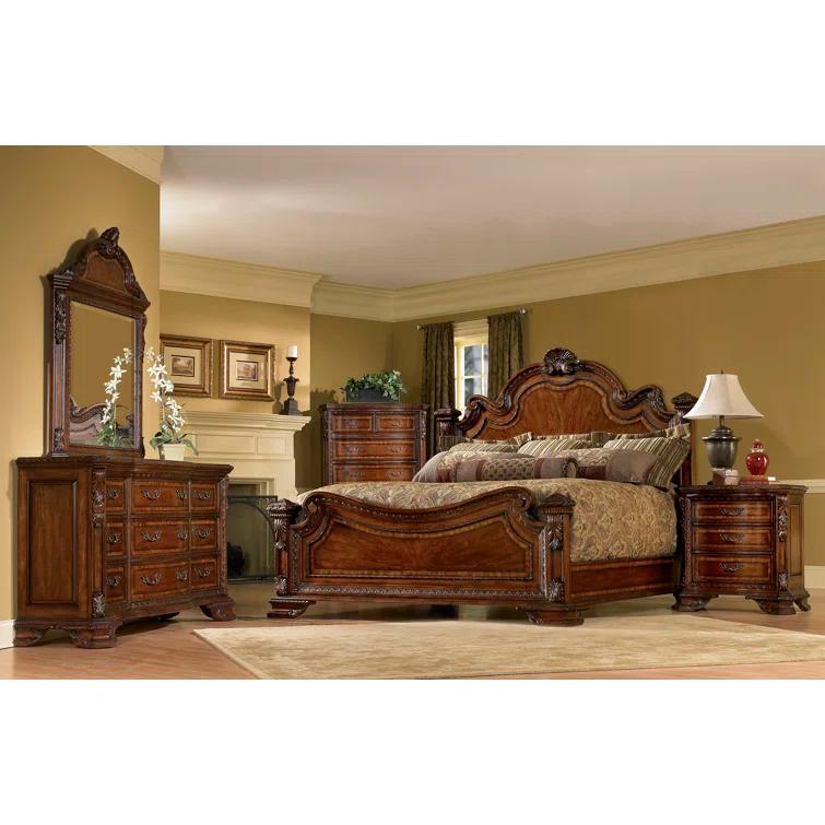 A.R.T. Old World Solid Wood Standard Bed
