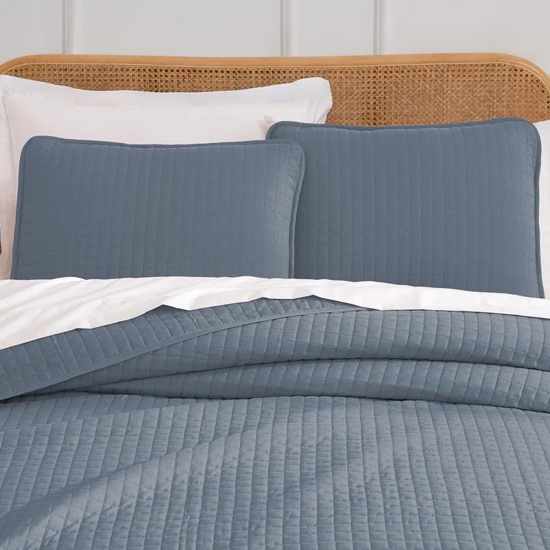 SouthShore Fine Linens Vilano Springs ® Oversized, light-weight Hotel Quality Quilt Set with matching shams