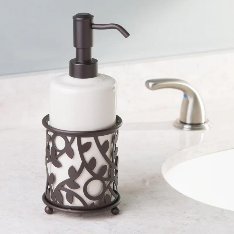 iDesign Vine Ceramic / Porcelain Soap Dispenser