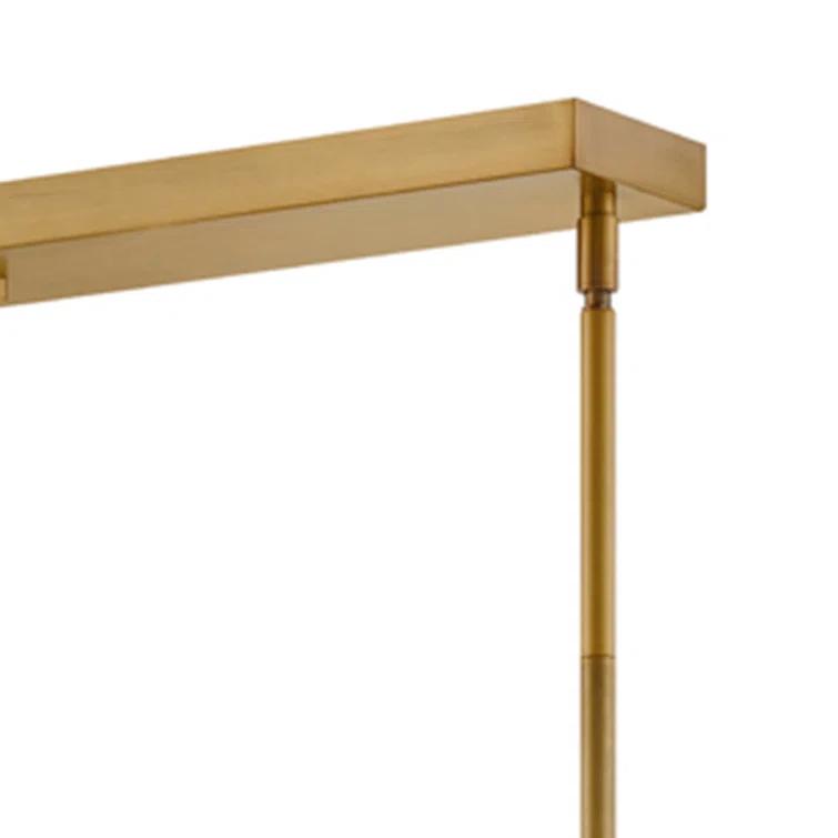 Fredrick Ramond Cecily 10-Light Linear Pendant with Faceted Crystal Rods