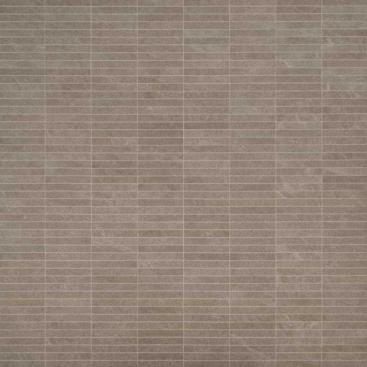 Bond Tile Monolith 11.81 In. X 11.81 In. Stacked Matte Porcelain Mosaic Floor And Wall Tile (5.76 Sq. Ft. / Case)