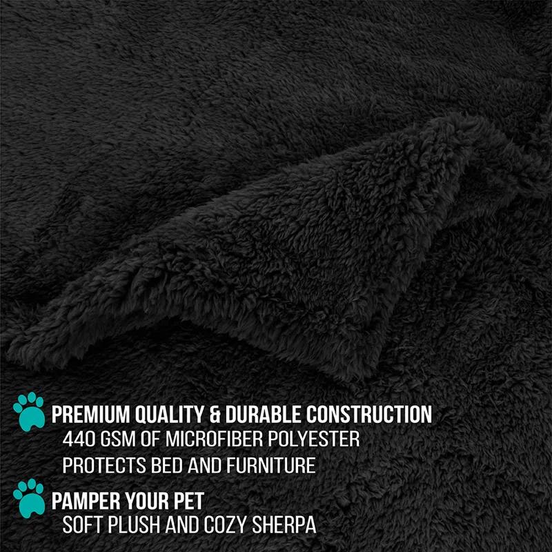 PetAmi Sherpa Fleece Pet Blanket