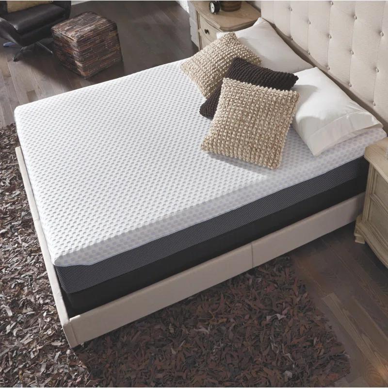 Signature Design by Ashley Chime Elite Charcoal Infused Memory Foam Mattress