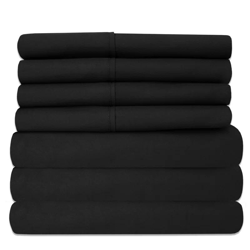Sweet Home Collection Luxurious Soft Microfiber Sheet Set with Bonus Pillowcases