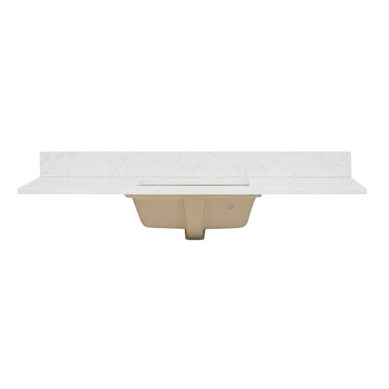 Altair Ceres 49" Engineered Stone Single Bathroom Vanity Top with Sink