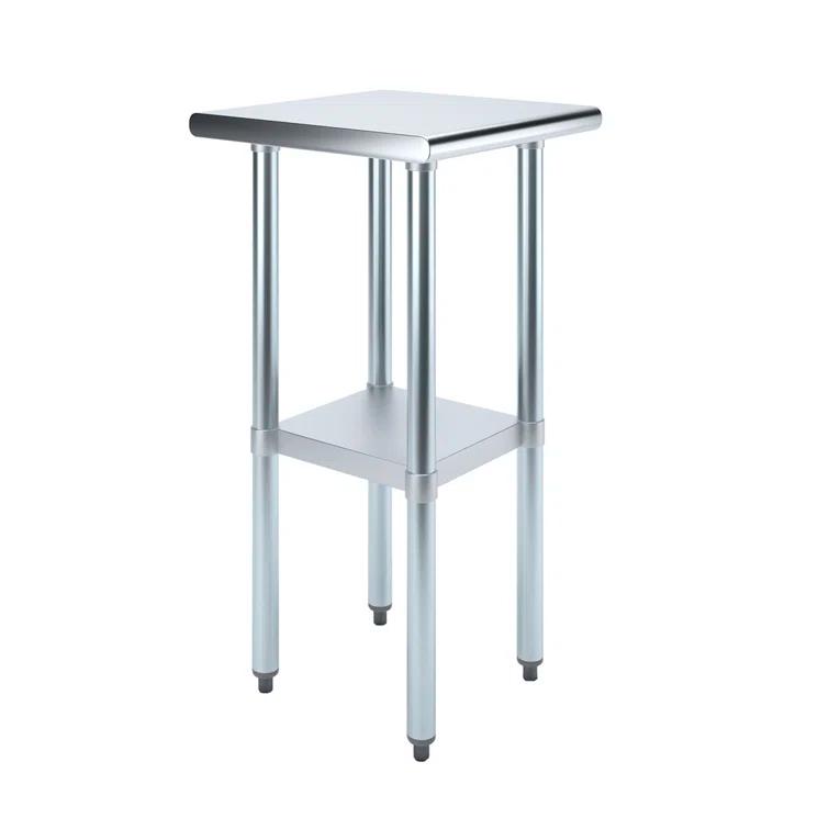 Amgood 18 in. x 18 in. Stainless Steel Table