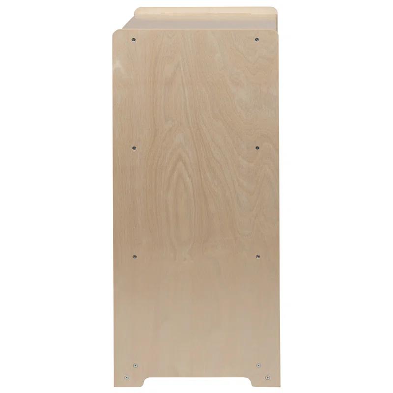Flash Furniture Cinna Wooden School Classroom Storage Cabinet/Bookshelf for Commercial or Home Use