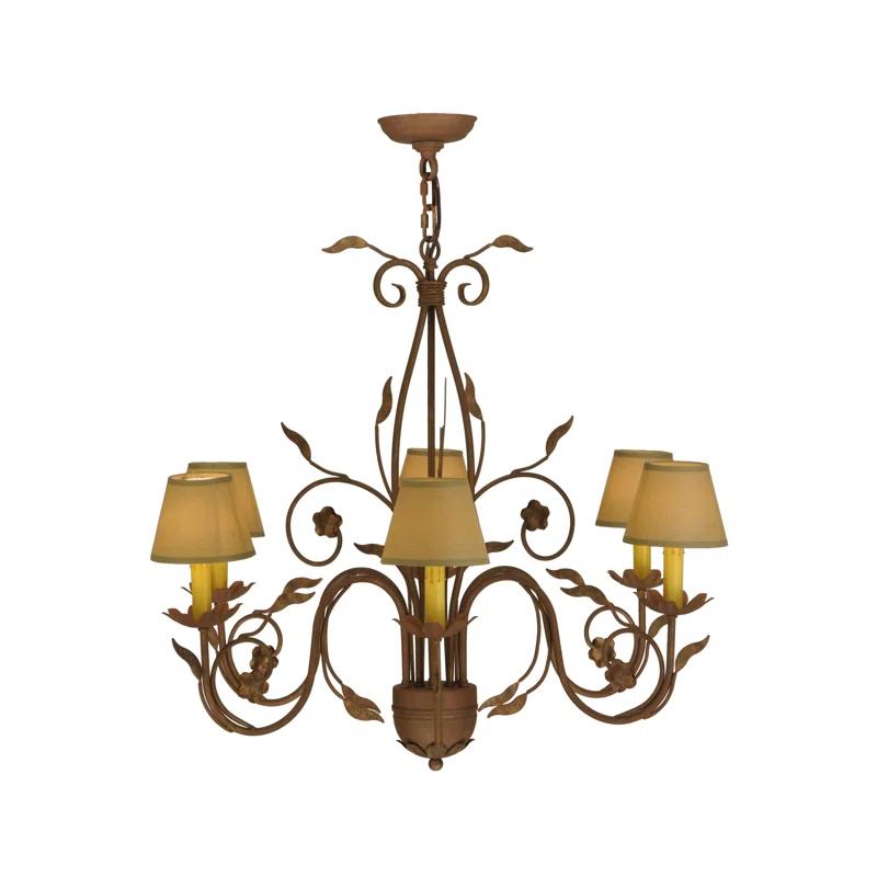 Meyda Lighting Bordeaux 6 - Light Dimmable Chandelier