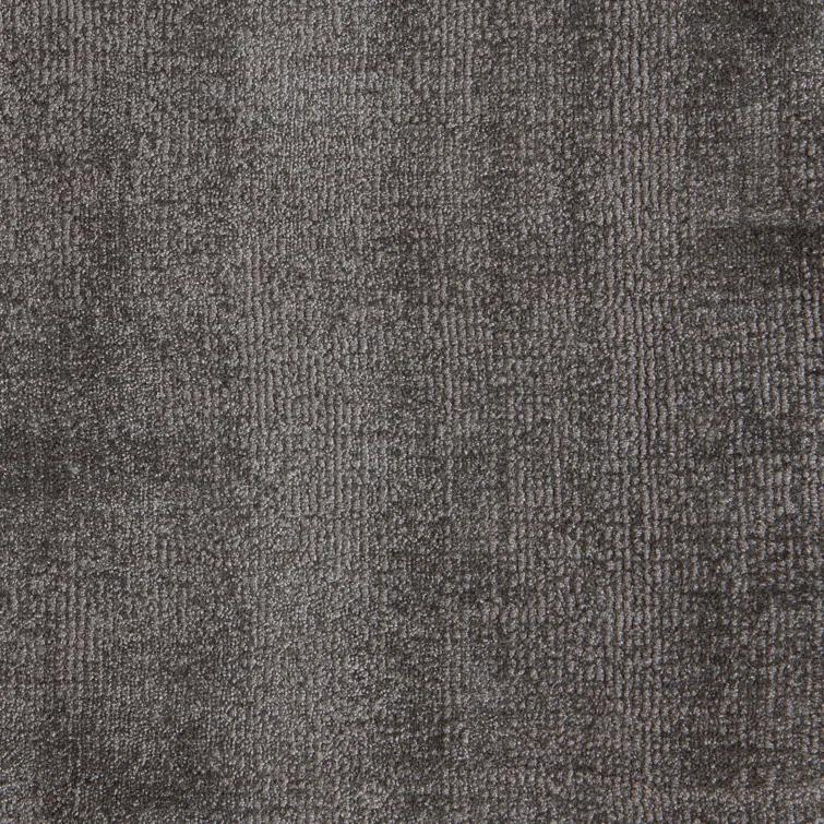 Cameron Hand-Woven Charcoal Wool and Viscose Area Rug