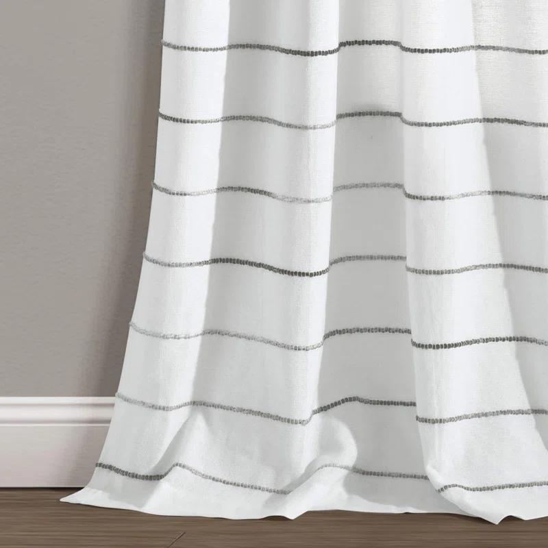 Lush Decor Reyna Semi Sheer Curtain Pair (Set of 2)