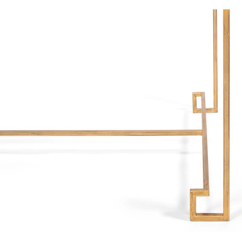 Sarreid Ltd Parallel Sled Glass Top Coffee Table